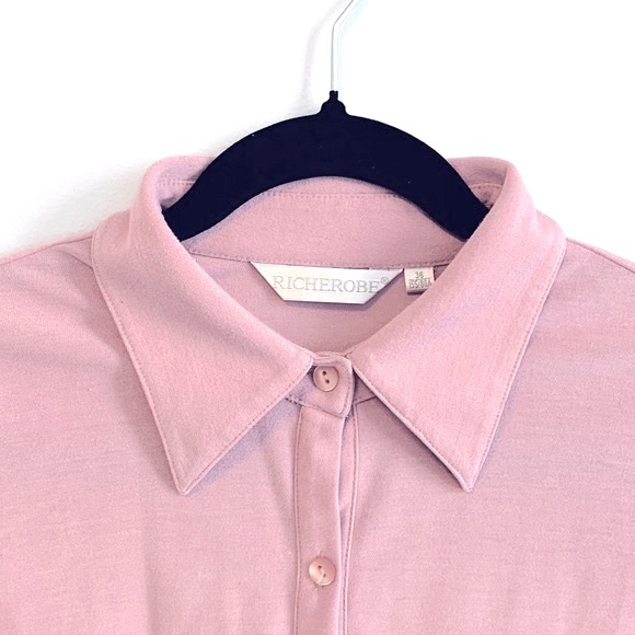 RICHEROBE pink button-up shirt - Picture 4 of 4